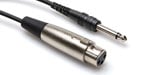 Hosa PXF Unbalanced Interconnect XLR3F to 1/4 Inch Cables